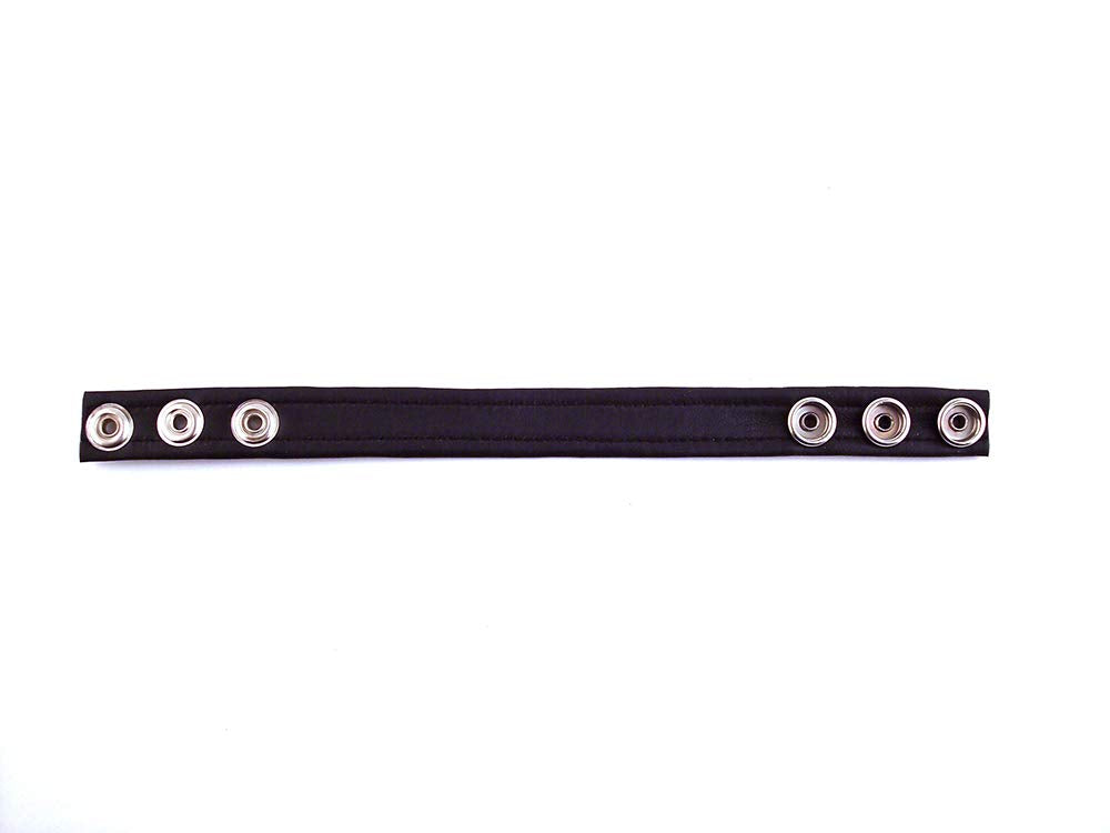 Rouge Cock Strap 3 Snap Black