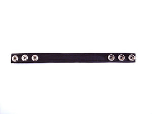 Rouge Cock Strap 3 Snap Black