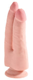 King Cock Plus 9.5In Triple Den Doub Pen