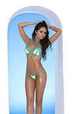 2 Pc Swimwear Set Chartreuse O/S