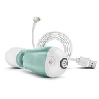 Blush Noje W2 - Usb Rechargeable Micro Wand Waterproof Massager 10 Function Clit Vibrator For Women - Sage Green