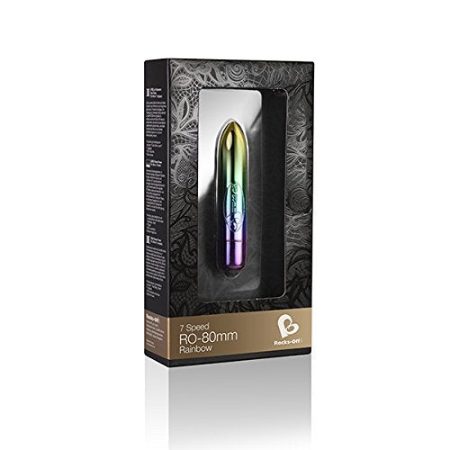 Rocks Off Ro-80Mm 7 Speed Rainbow Bullet Vibrator