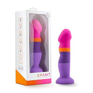 Blush Novelties Avant D3 Summer Fling  8 Inch Silicone Strap On Dildo  Pegging Sex Toys for Couples  Suction Cup Dildo  Kink