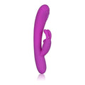 CalExotics Embrace 7-Function Waterproof Silicone Massaging Rabbit with Triple Motors USB Rechargeable Dual Massager Vibrator, P