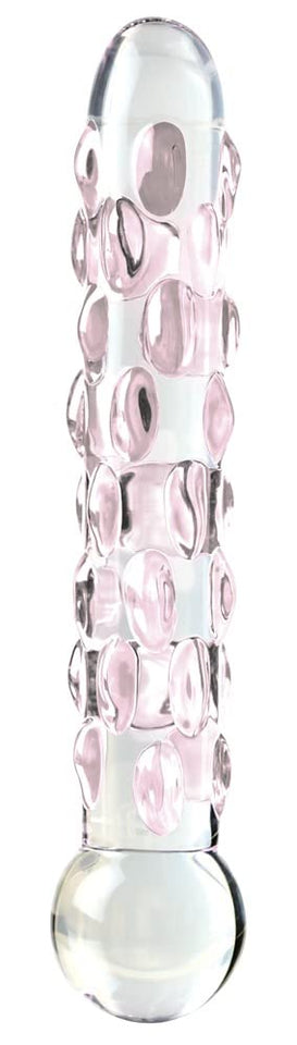 Icicles No. 7- Glass Wand (Clear/Purple)