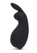 Fifty Shades Of Grey Greedy Girl Black Clitoral Rabbit Vibrator - Rechargeable, Waterproof - Petite Size