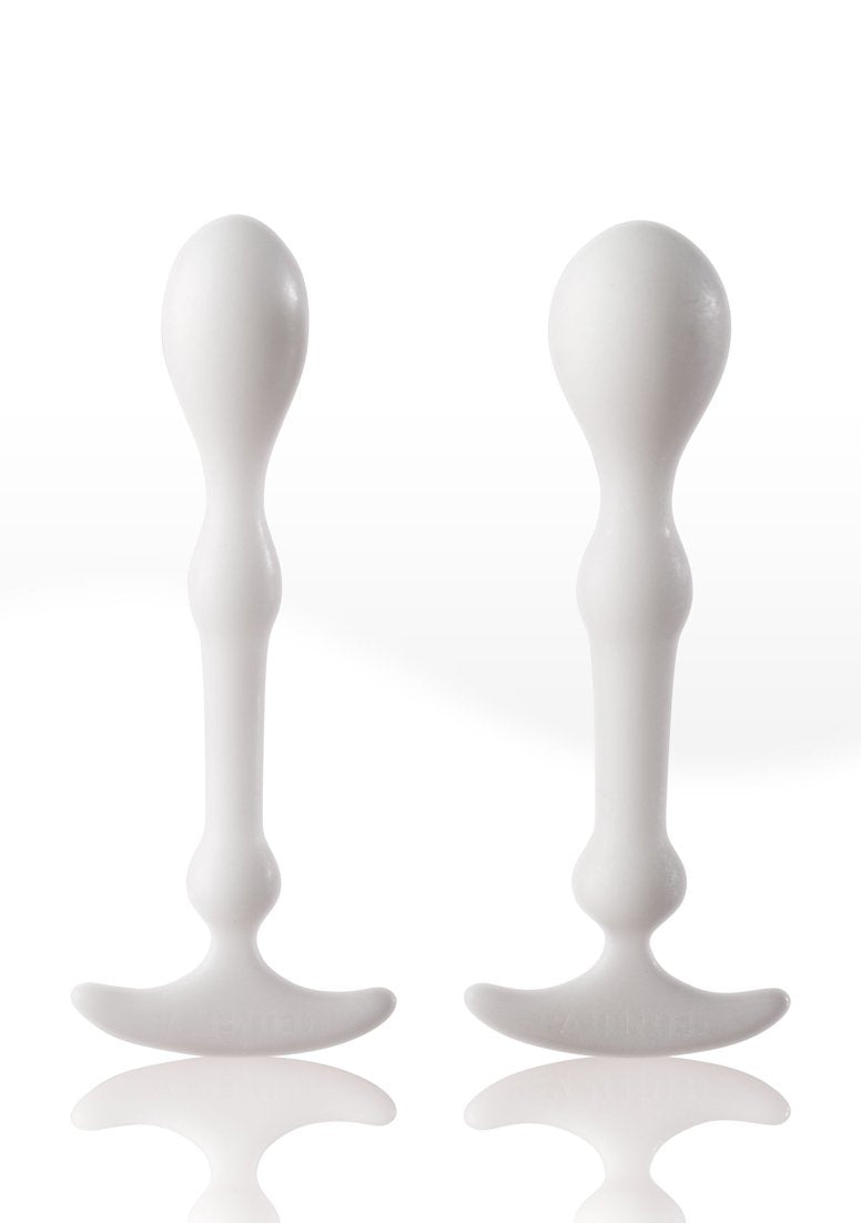 Aneros Peridise Set Unisex Anal Stimulators, White, 2 Each