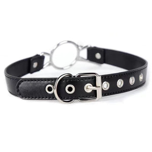 Gag Mouth Leather Bondage SM Open Mouth Gag Bondage Restraints Bite Gag Adult Fetish Sex Toys for Beginners Couples