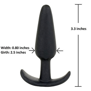 Mood Naughty Small Blk Sili Butt Plug