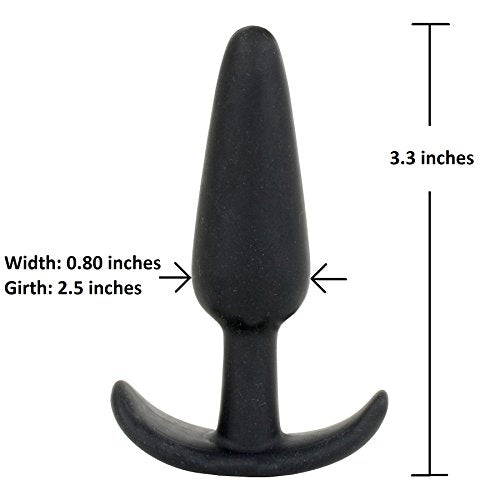 Mood Naughty Small Blk Sili Butt Plug