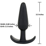 Mood Naughty Small Blk Sili Butt Plug