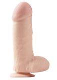 Basix 7In. Slim Dong W/Suction Cup Black