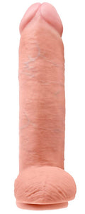 King Cock - 12In Cock W/ Balls Flesh