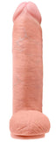 King Cock - 12In Cock W/ Balls Flesh