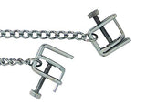 Flat Adj. Clamp W/Curbed Chain