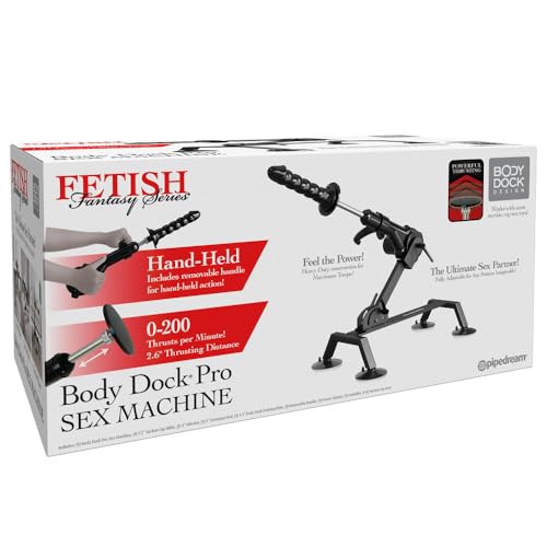 Fetish Fantasy Body Dock Pro Sex Machine - Black