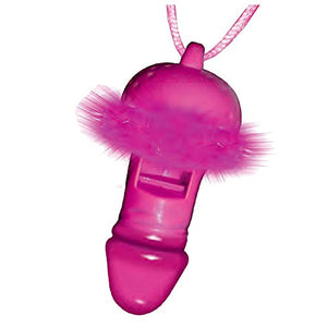 Hott Products Unlimited 53710: Blow Me Pink Pecker Whistle Necklace