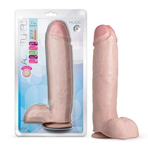 Au Naturel Huge Dildo 10In Vanilla