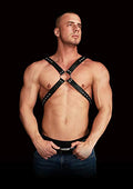 Ouch! Adonis - High Halter - Black