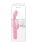 NS Novelties - Luxe Skye Silicone Rechargeable Slim Rabbit Vibrator - Pink