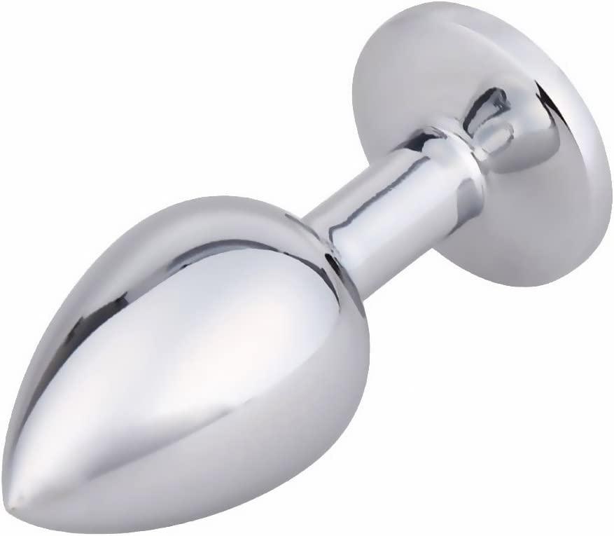 Valentines Day Gifts for Couples Anal Butt Plug Set, Small + Medium + Big Stainless Steel Set Fetish Butt Plug Anal Plug Hook wi