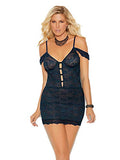 Lace Chemise Midnight Blue 3X