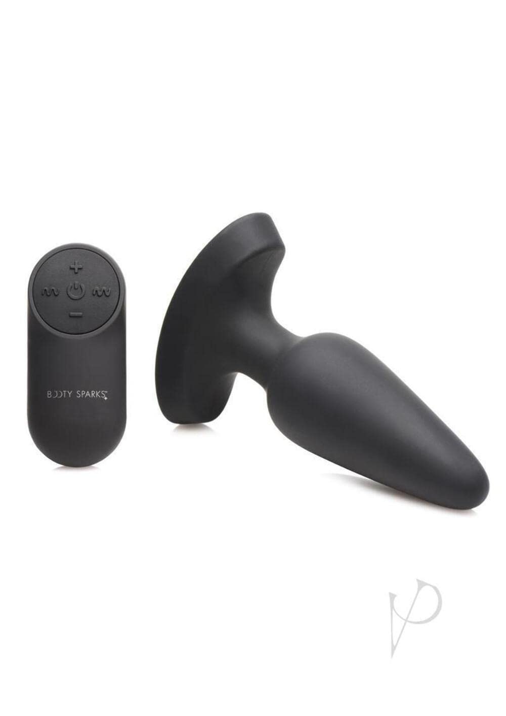 Booty Sparks 28X Laser Heart Silicone Anal Plug With Remote Medium