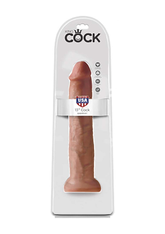 King Cock 13In Cock Tan