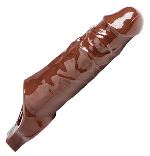 Size Matters Really Ample Penis Enhancer Sheath, Brown