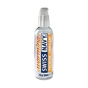 Swiss Navy Premium Warming Water-Based Lubricant & Lubricant Sex Gel For Couples, 2 Oz.