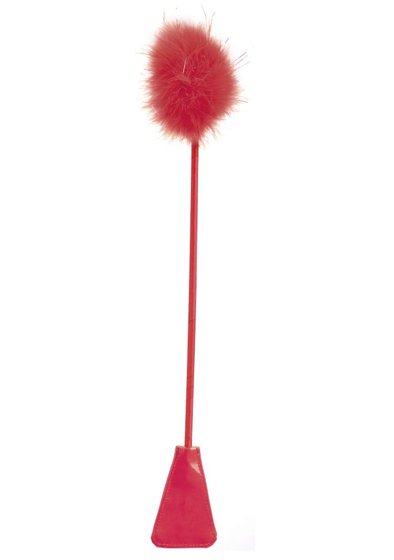 Pipedream Fetish Fantsy Feather Crop Red