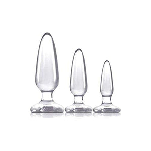 Ns Novelties Jelly Rancher Butt Plug Trainer Kit (Clear)