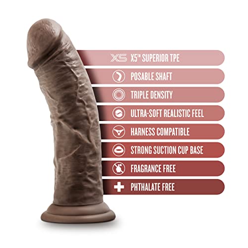 Dr. Skin Plus Thick Posable Dildo 8In Ch