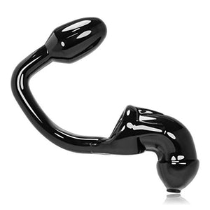 Oxballs Tailpipe Chastity Cock-Lock And Attached Buttplug, Black