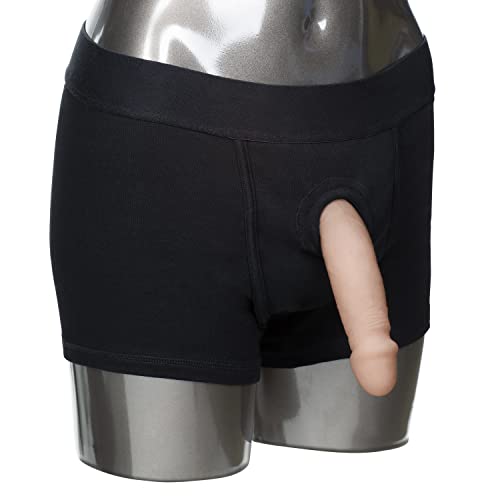 Calexotics Packer Gear Black Boxer Brief Harness - Xl/2Xl