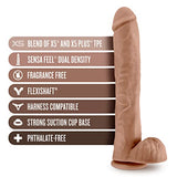 Au Naturel Daddy Dildo 14In Mocha