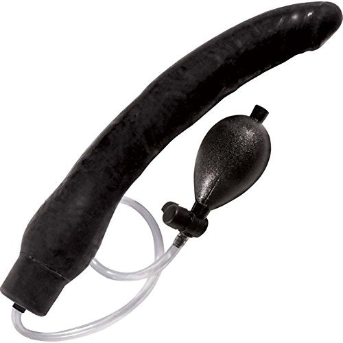 Nasswalk Ram Inflatable Latex Dong Waterproof, Black, 12 Inch