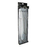 Spartacus Y Style Adjustable Tweezer Nipple With Clit Clamps, Silver