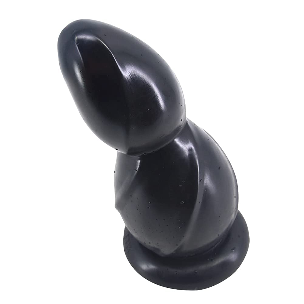 Huge Anal Beads Extra Large Butt Plug Big Dildo Adult Sex Toys for Men and Women (Black)