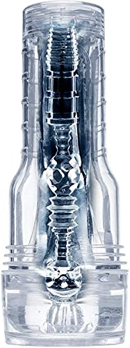 Clear Male Masturbator | Fleshlight Go Torque Ice | Transparent Sex Toy
