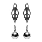 Master Series Deviant Monarch Weighted Nipple Clamps
