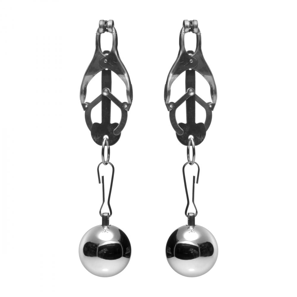 Master Series Deviant Monarch Weighted Nipple Clamps