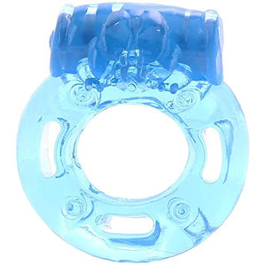 Vibrating Clitoral Pleasure Ring Bl