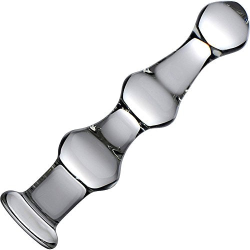 Master Series Mammoth 3 Bumps Glass Dildo