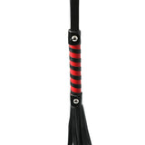 Sportsheets International S&M Red And Black Stripe Flogger