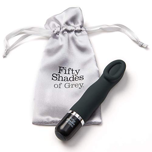 Fifty Shades Of Grey Sweet Touch Black Mini Clitoral Vibrator - Waterproof With 10 Speeds And Patterns