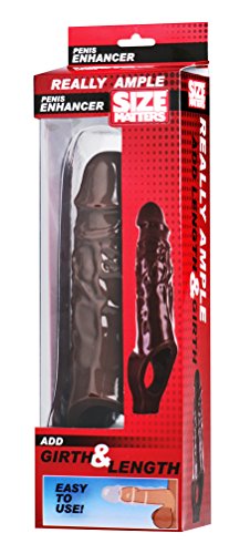 Size Matters Really Ample Penis Enhancer Sheath, Brown