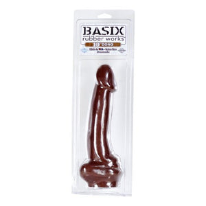 Basix Rubber Works 10-Inch Dong Brown