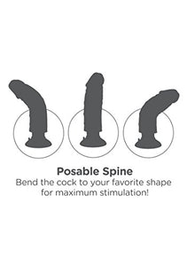 Pipedream Products King Cock 7 Inch Vibrating Cock Beige