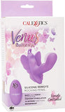 Calexotics Venus Butterfly Silicone Remote Rocking Penis - Hands Free Strap On Personal Massager Probe With Controller - Waterproof Adult Vibrator Sex Toy For Couples - Purple